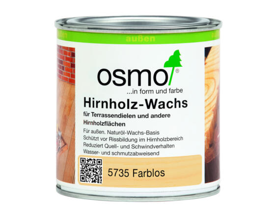 OSMO Hirnholz-Wachs 5735 Farblos, 0,375L